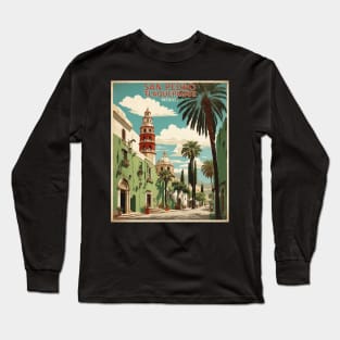 San Pedro Tlaquepaque Mexico Vintage Tourism Travel Long Sleeve T-Shirt